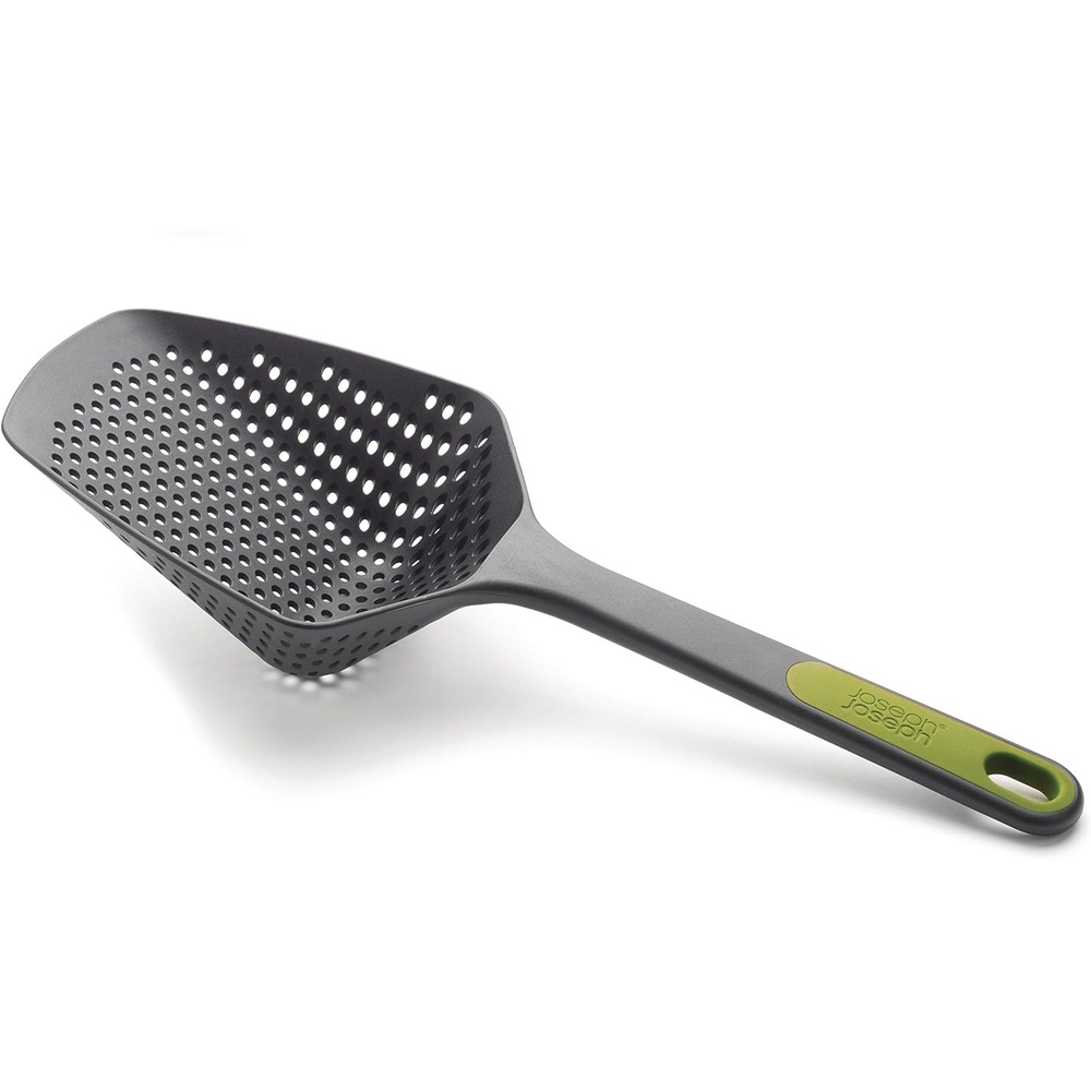 image:imageJoseph Joseph 10160 Scoop Colander Strainer Slotted Spoon Large GrayGreenGrayGreen