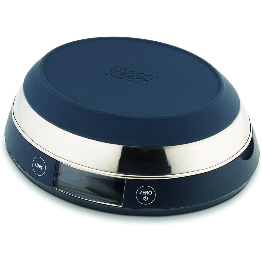 image:imageJoseph Joseph 2in1 Switch Digital Food Scale 5 Kg11lb max capacity metric and imperial measures LCD display  Gray