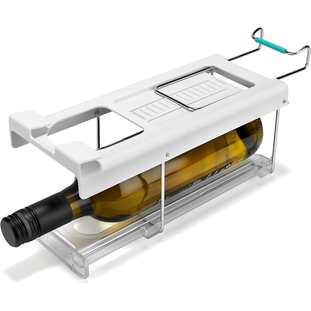 image:imageJoseph Joseph FridgeStore Foldable Undershelf Fridge Storage Can dispenser space saving holder Fits shelves with depth of 2638cmBottle Holder