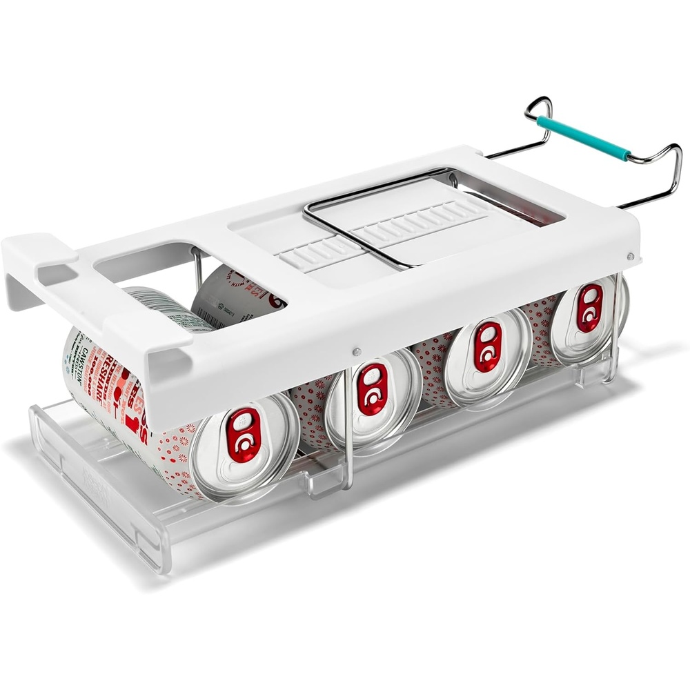 image:imageJoseph Joseph FridgeStore Foldable Undershelf Fridge Storage Can dispenser space saving holder Fits shelves with depth of 2638cmCan Dispenser