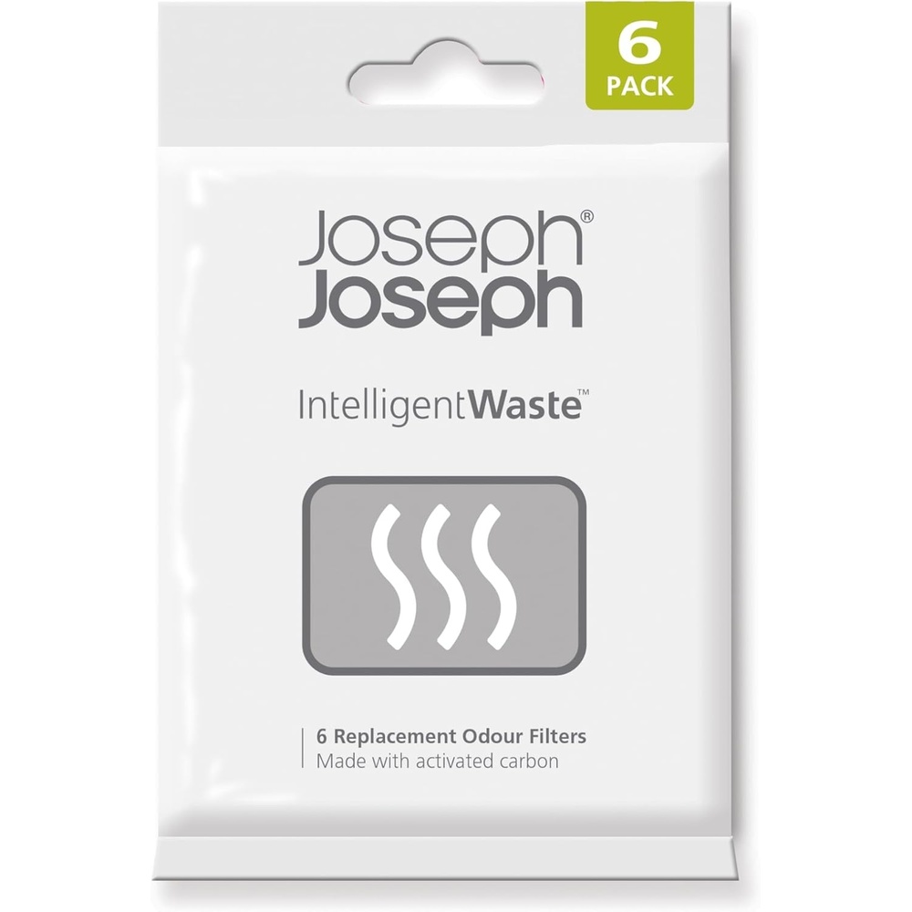 image:imageJoseph Joseph Intelligent Waste Activated Carbon Odor Filter Refills for Food Waste Caddy Kitchen Bin  Pack of 26 Count Pack of 1