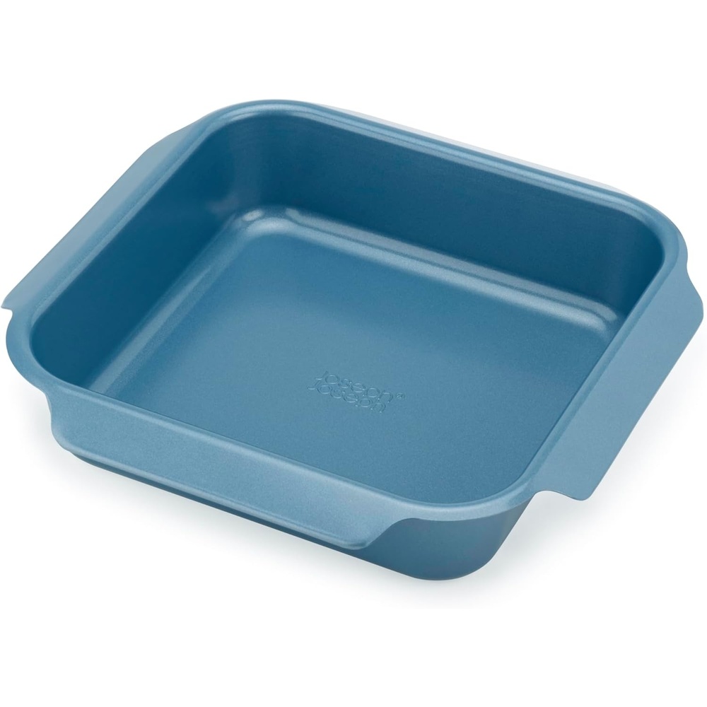 image:imageJoseph Joseph Nest Bakeware and Roasting Pan Carbon Steel Baking Pan with NonStick Coating EasyPull Handles Organized Kitchen Storage Large BlueSingle Medium