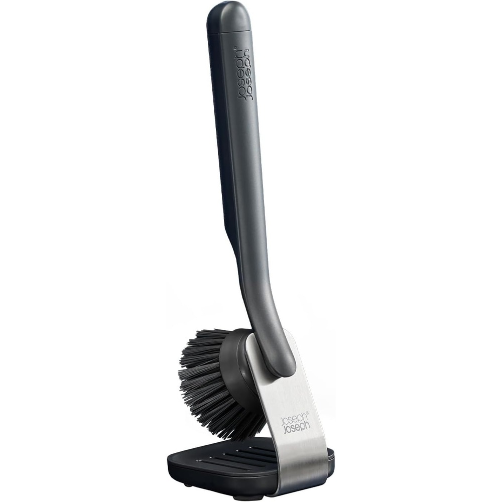 image:imageJoseph Joseph SinkTech Replacement Heads for Dish Brush Durable Bristles  Pack of 2With Stand