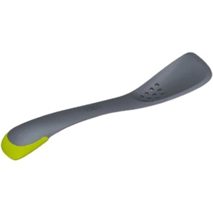 Joseph Joseph – Uni-tool 5-in-1 Silicone Kitchen Utensil, Slotted Spoon, Turner, Cutting Tool, Solid Spoon and Spatula in one- Grey(Gray)