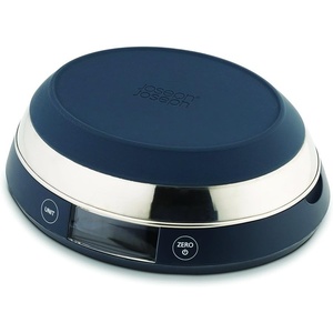 Joseph Joseph 2-in-1 Switch Digital Food Scale, 5 Kg/11lb max capacity, metric and imperial measures, LCD display – Gray