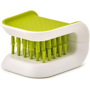 Joseph Joseph 85105 BladeBrush Knife and Cutlery Cleaner Brush Bristle Scrub Kitchen Washing Non-Slip, Green(Green)