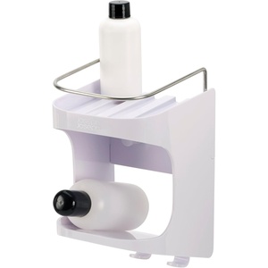 Joseph Joseph Capsule Compact 4-tier Shower Shelf caddy, no drilling, bathroom rack organiser for shampoo – White(2 Tier)