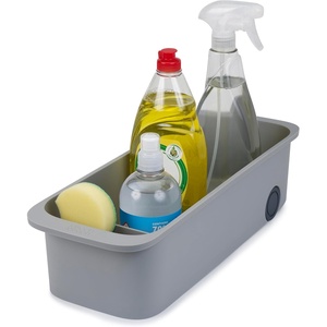 Joseph Joseph CupboardStore Easy-Access Wheeled Storage Caddy, Under Sink Kitchen Cabinet Organizer- Grey(1 EA)