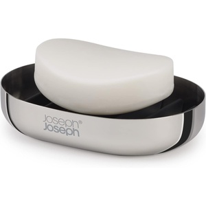 Joseph Joseph EasyStore Luxe Quick-Drain Stainless-Steel Soap Dish(Stainless-steel)