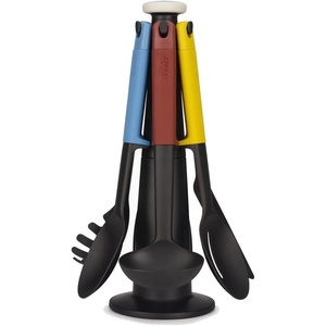 Joseph Joseph Elevate Carousel 6-Piece Utensil Set with Rotating Storage Stand, One Size, Multicolor