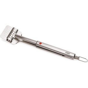 Joseph Joseph GrillOut Stainless Steel BBQ Tongs, Precision Grip, Retractable for Compact Storage, Easy-clean(Turner Tongs)