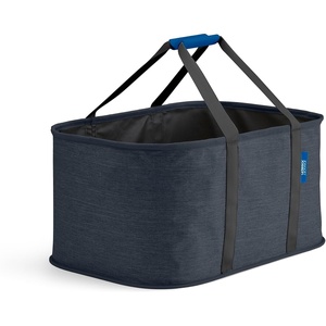 Joseph Joseph Hold-All Max Collapsible 55L/14.5 Gallon Washing Laundry Basket Bag, Durable Fabric, Moisture Resistant, Grey(Black)