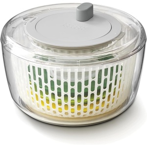 Joseph Joseph Multi-Prep 4-Piece Salad Making Set, Salad Spinner, Spiral Cutter, Slicer and Grater, Compact Space Saving Storage(One Size)