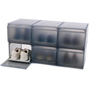 Joseph Joseph ShoeCase Premium Shoe & Sneaker Storage Box Organizer with Slide-Out Shoe Tray, 2 Pack(6 pack)