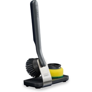 Joseph Joseph SinkTech Replacement Heads for Dish Brush, Durable Bristles – Pack of 2(With Storage)