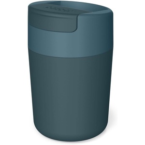 Joseph Joseph Sipp™ Travel Coffee Mug with Flip-top Cap – 12 fl. oz – Blue(Blue)
