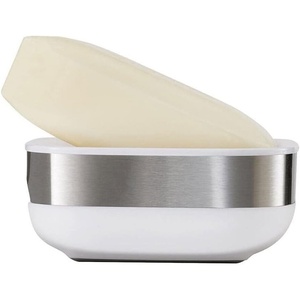Joseph Joseph Slim Matte Finish Compact Soap Dish(Stainless Steel)
