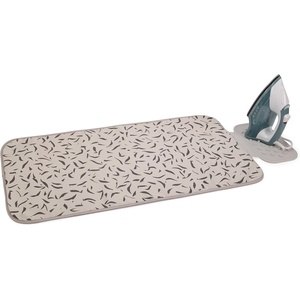 Joseph Joseph Swift Folding Ironing Mat with Silicone Iron Rest, Heat and Steam Resistant, Non-Slip Ironing Pad, Compact Storage, 35.4 x 18.5 in, Ecru Scatter(Ecru Scatter)