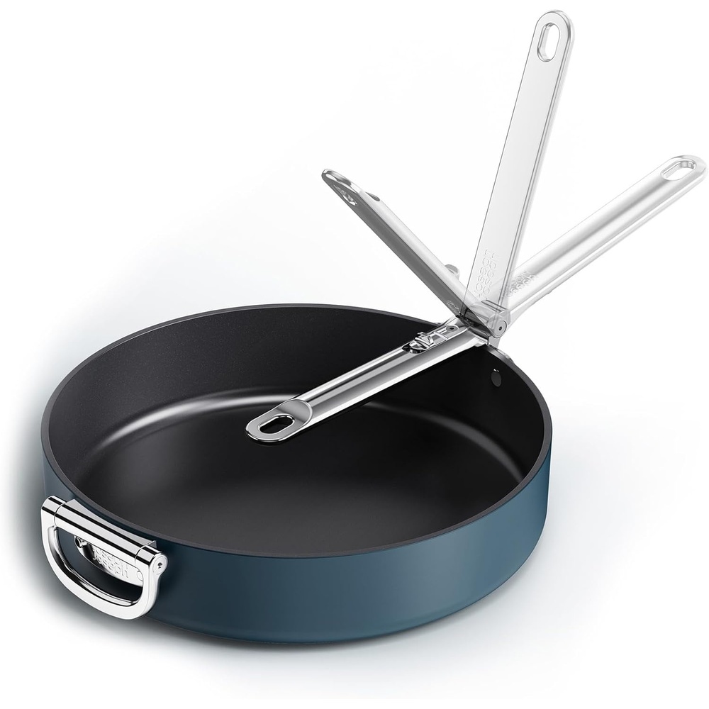 image:imageJoseph Joseph Space 12 Shallow Nonstick Frying Pan Skillet with Folding Handle Ceramic Coating Induction amp Oven Safe12