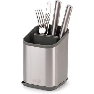 Joseph Joseph Duo Stainless Steel Silverware Flatware Drainer, Kitchen Utensil Organizer