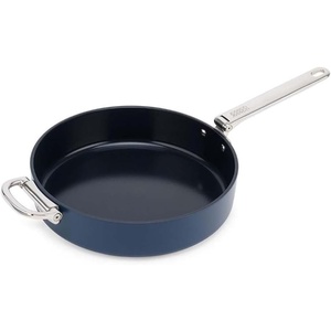 Joseph Joseph Space 12″ Shallow Nonstick Frying Pan Skillet with Folding Handle, Ceramic Coating, Induction & Oven Safe(11”)