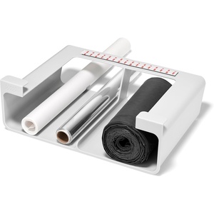 Joseph Joseph CupboardStore Large Under-Shelf Film, Foil, and Bag Organizer – Space-Saving Kitchen Storage, Made from Recycled Plastic(Large)
